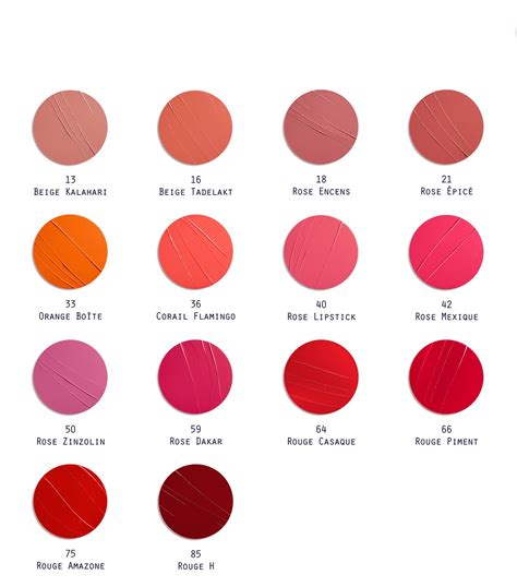 hermes rouge h colour|Hermes lipstick color chart.